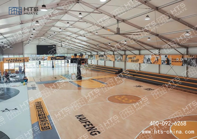 超2000平方的体育篷房馆篮球，，，，，，，搭建周期在1周之内