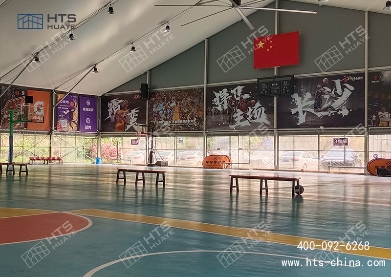 在湖南地域做的急剧装配式篮球场案例，，，，，，，，保障看完让您心动