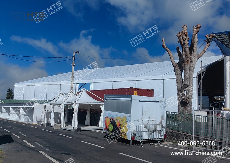 在非洲的展会活动中，，，，，，，，这座铝合金篷房篷房将阐扬沉要作用
