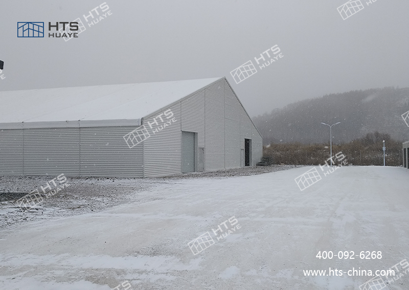 装配式仓库篷房实现 “3 天建一座仓库” 的高效交付 装配式仓库篷房实现 “3 天建一座仓库” 的高效交付