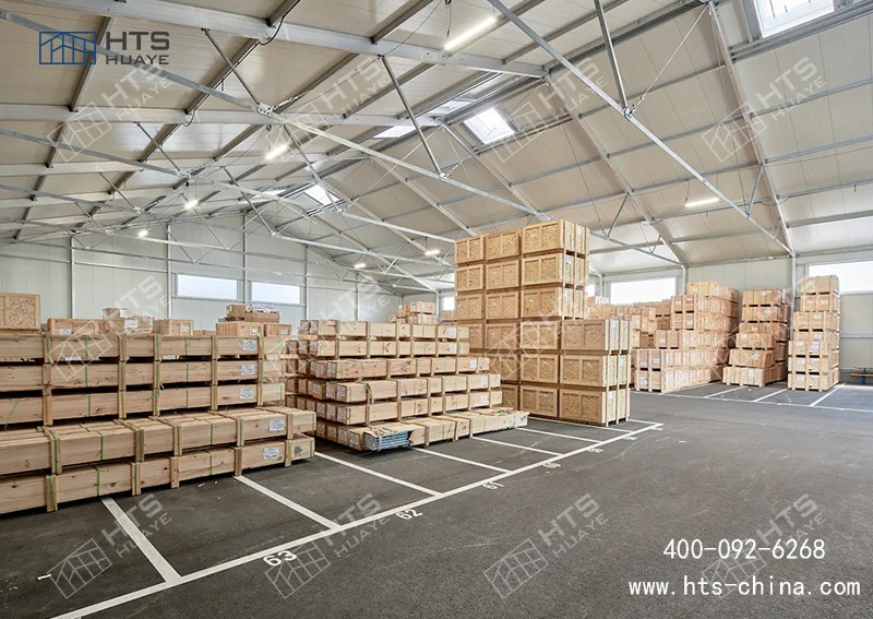 仓储篷房凭借其怪异优势，，，，，成为体育用品格业仓储解决规划的优选