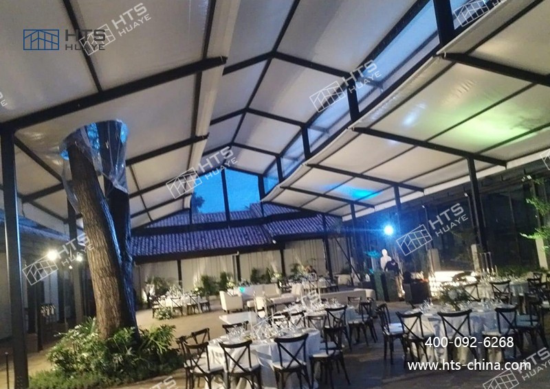 海表酒店项目案例，，，，，，，两座Levo造型高端篷房落地交付