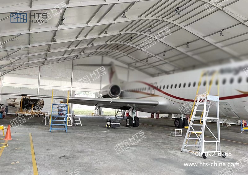 装配式机库篷房彻底突破传统机库的空间局限